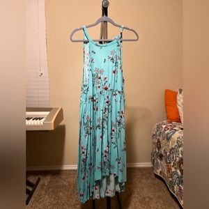 Torrid Dress - Aqua Print